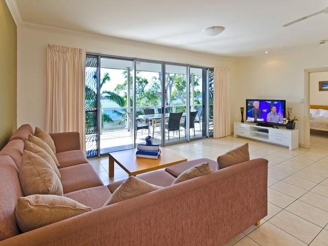 You will love the open plan design and views that the Blue Water Views apartments offer. &copy; Kristie Kaighin http://www.whitsundayholidays.com.au